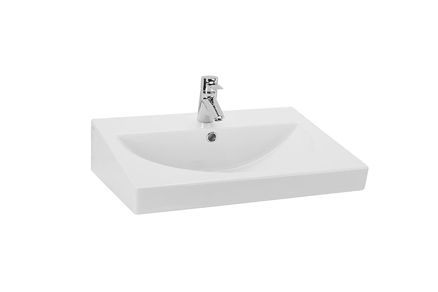 Urb.y semi recessed basin