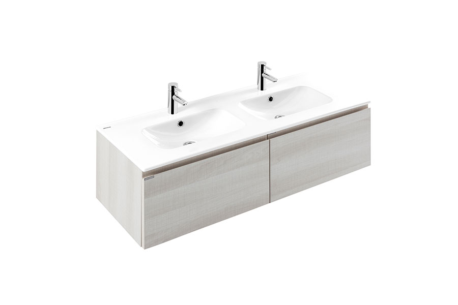 Área 120cm 2-drawer vanity unit